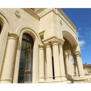 Design moderno Beige lastra di pietra arenaria pareti e pavimenti lucidati in pietra naturale Texture <span class=keywords><strong>sfondo</strong></span> di roccia per applicazioni di piastrelle alberghiere - Product Image 1