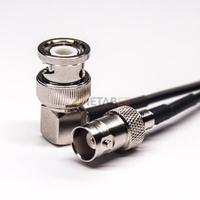 Connecteur BNC 75 ohms pour câbles coaxiaux RG6 RG316