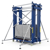 Plateforme élévatrice mobile électrique à ciseaux avec entre-essieux de 1050 mm pour l'entretien des entrepôts et la construction