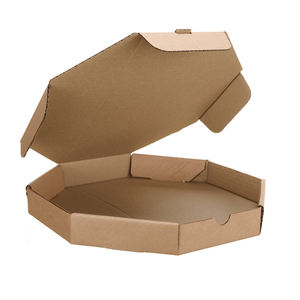 Cajas para Pizza con Ranuras, Caja de Embalaje con Logotipo Personalizado, Varios Tamaños, Corrugado, Alta Calidad, Reciclado, Impermeable, Portátil - Product Image 5