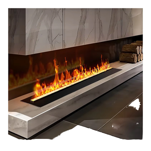 यूरोपीयन होम होटल इनडोर इलेक्ट्रिक फायरप्लेस एलईडी लौ रंग मल्टी-फंक्शन वाष्प भाप ऑटो पानी भरने वाले रिमोट - Product Image 1