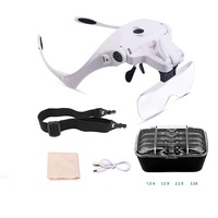 Lunettes de lecture remplaçables montées sur la tête avec fonction de loupe pour une utilisation quotidienne et un outil de lunettes d'entretien pour l'appréciation