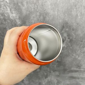 Nouvelles couleurs tendance Automne Hiver Noël Vert Violet Café Orange Canette en acier inoxydable 16oz pour transfert UV DTF - Product Image 4