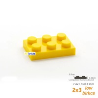 1kg NO3021 Plaques de base en plastique à petites particules 2x3, accessoires divers unisexes compatibles, technologie MOC, blocs de construction DIY