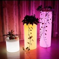Lumière de pot de fleurs lumineuse, lit de fleurs, lumière solaire de jardin, lumière de pelouse extérieure, lumière de décoration de villa, cour, hôtel, propriété