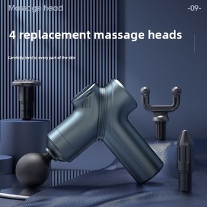 <span class=keywords><strong>Pistolet</strong></span> de <span class=keywords><strong>massage</strong></span> fascia pour tissus musculaires et tendons, masseur corporel et crânien professionnel portable, mini, 4 têtes de <span class=keywords><strong>massage</strong></span>, contrôle de vitesse 6 niveaux intégré - Product Image 4