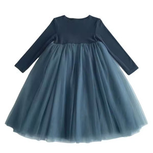 Vestido de Poliéster Personalizado al por Mayor, Vestido Económico Personalizado con Manga Larga, Vestido de Estilo Musulmán para Niñas, Ropa de Fiesta - Product Image 5