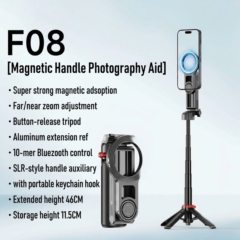 Dispositif d'enchères magnétique noir F08 en aluminium.