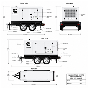 เครื่องกำเนิดไฟฟ้าดีเซล 30kva 50kva 80kva 100kva 150kva 200kva ส่งออกไปยังสหรัฐอเมริกา พร้อมใบรับรอง EPA เครื่องยนต์ PERKINS ของแท้จากสหราชอาณาจักร คัมมินส์ เว่ยชัย - Product Image 6