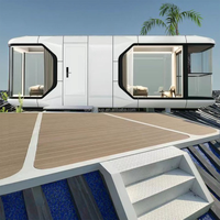 Capsule Moderne Portable avec Salle de Bain Privée pour le Développement Hôtelier en Plein Air et l'Hôtellerie de Luxe – Maison Capsule Design Premium