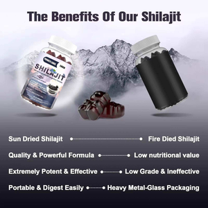 Gummies multi-compléments <span class=keywords><strong>Shilajit</strong></span> 600 mg en marque blanche OEM, gummies <span class=keywords><strong>Shilajit</strong></span> pour hommes et femmes - Product Image 3