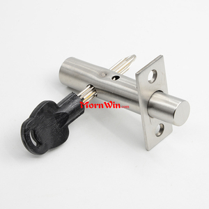 SS Cửa Ngân Sách Ống Ống Khóa Tốt Khóa Latch Với Móc Chìa Khóa - Product Image 3
