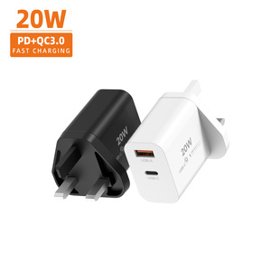 Vina Hot Bán 45W Cube Pd 3.0 Adapter 20W Loại C + USB A Sạc Siêu Nhanh Sạc Điện Cắm Điện Thoại Máy Tính Để Bàn EU Chúng Tôi Tiêu Chuẩn - Product Image 3