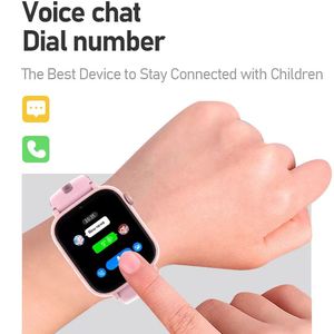 Schermo quadrato Df90 da 1.4 pollici con schermo quadrato Ips a laminazione completa con posizionamento accurato con smartwatch Wifi con Lbs Gps per <span class=keywords><strong>bambini</strong></span> - Product Image 2