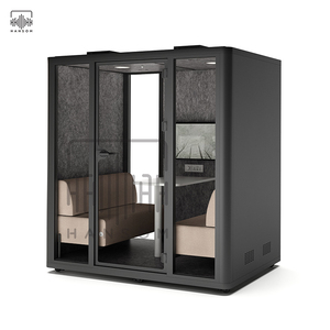 Hansom 4 Seat Work Pod Phone Office Booth Sala <span class=keywords><strong>de</strong></span> comunicación Cheap Meeting Pod para la venta - Product Image 5