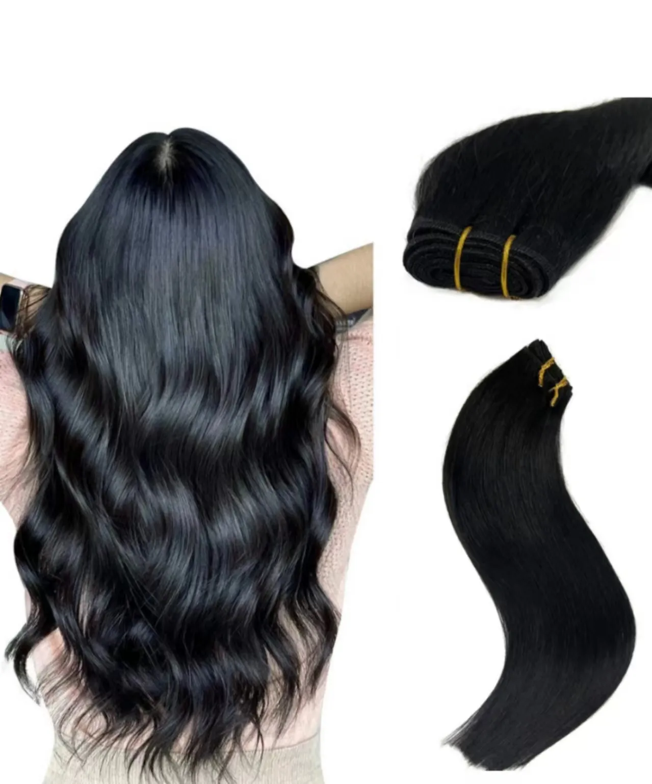100% 自然な生の人間の髪の毛の延長、ベトナム製のスタイルの長波キューティクル整列バージンヘア織りバンドル
