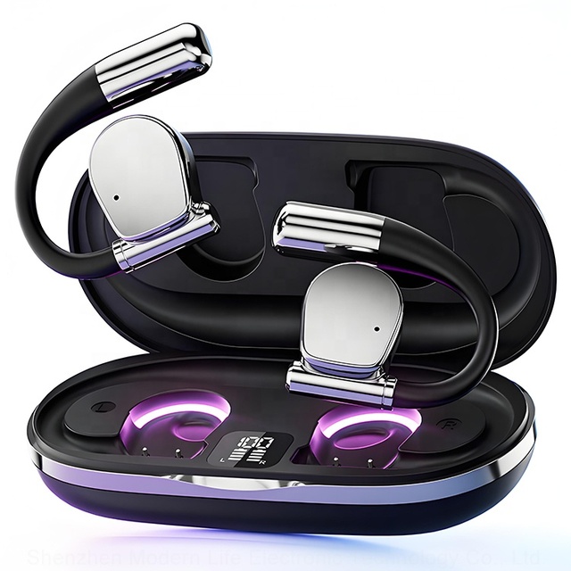M111 Open Sports Earphones Hi-Res Audio Wireless Headphones with Colorful Lighting Effects and 360° Cloud-Sense Spatial Sound