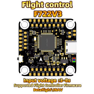 F722 V3 Flight Controller FC Stack 3-8S Input Voltage 30.5*30.5mm Mount With 5V 12V BEC For RC Multicopter FPV <b>Drone</b> <b>Accessories</b> - Product Image 5