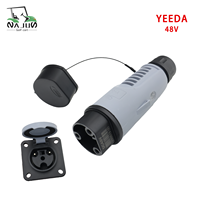Accessoires pour voiturettes de golf YEEDA Y-30 : Ensemble prise et fiche 48V/60V universel pour Club Car, E-Z-GO, Buggy, Voiturette de navette