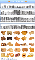 Ligne de production automatique de biscuits durs en acier inoxydable, équipement de cuisson à gaz, fours multifonctionnels pour formes variées, haute capacité de production pour boulangeries