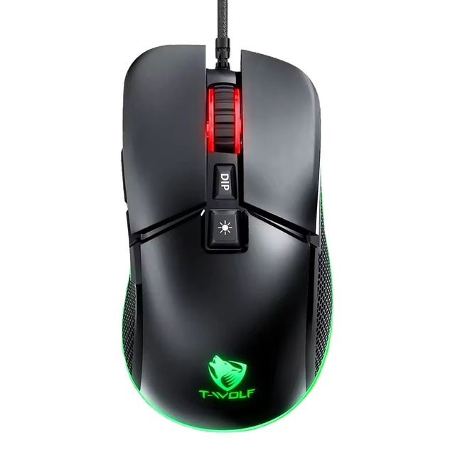 RGB LED Backlight 7200 DPI Adjustable Ergonomic Wired Gaming Mouse for PC/Laptop Optical Left ROHS Certified for Desktop Use