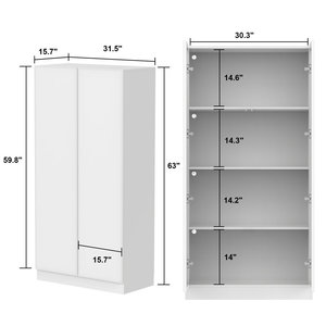 Nuovo Design soggiorno ha portato armadi di stoccaggio cassettiera moderna con armadietto in vetro a <span class=keywords><strong>doppia</strong></span> <span class=keywords><strong>porta</strong></span> - Product Image 6
