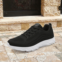 Zapatillas de Running para Hombre, Súper Suaves, Ultraligeras, con Parte Superior de Malla, Entresuela de EVA y Suela de Goma, Estilo Deportivo para Caminar