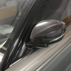 Coques de rétroviseurs en fibre de carbone Sheka pour Maserati Quattroporte Ghibli, finition carbone sec, modèle d'origine usine - Product Image 1