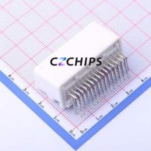 K137635WR-2x16-PTSNW Automotive Connector Bent Lead Through Hole Connector Automotive Connector Socket 32P 2.2mm 2 - Product Image 2