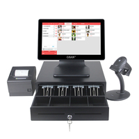 Terminal Punto de Venta Todo en Uno con Pantalla Táctil de 15.6'' para Restaurante, Máquina de Pago para Cajero, Sistema de Punto de Venta al por Mayor
