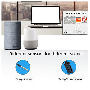 Module intelligent Tuya Zigbee ZB-TDQ-TH pour contrôle de température et d'humidité, interrupteur pneumatique, relais télécommandé RF 433, 1CH 4CH 12V 220V - Product Image 3