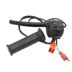 <span class=keywords><strong>Guidon</strong></span> de moto électrique + interrupteur ++ bouton de lumière poignées de direction ebike accélérateur de3 forYadea - Product Image 4