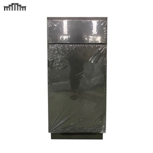 Modern ahşap kaplama kereste yumuşak yakın çekmece mutfak dolap imalat RTA yüklemeye hazır - Product Image 4