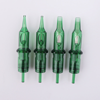 Aiguille de cartouche jetable permanente pour PMU Green LIMEM Viper 0,25 mm 5,5 mm à pointe longue