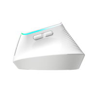 Souris verticale ergonomique sans fil à double mode rétroéclairée RGB 2.4G+BT, souris rechargeable sans fil pour ordinateur et ordinateur portable