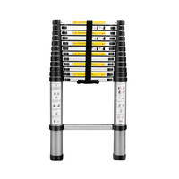 Échelle escamotable moderne double face de 4,4 m en alliage d'aluminium, capacité de charge de 150 kg