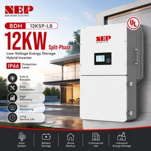 Système hybride NEP hors réseau 8kW 12kW avec port générateur 90A pour une solution solaire fiable de secours énergétique domestique et de micro-réseau - Product Image 2