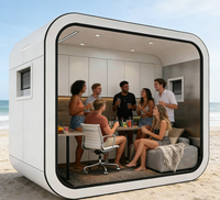 Maison Capsule de Luxe Apple Cabin, Maison Préfabriquée, Tiny House, Maison Mobile, Glamping pour Séjour en Station Balnéaire, Vente en Gros Direct Usine