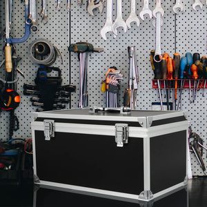 Échantillon gratuit OEM Chine Ningbo Factory Valise rigide en aluminium avec mousse personnalisée et impression de logo pour outils Coque rigide - Product Image 3