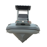 Bateau pneumatique semi-rigide en aluminium certifié CE, coque en aluminium de qualité marine, bateau d'appoint pour yacht, idéal pour le plaisir en famille