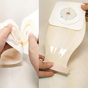 Sac de colostomie JIANZHUJA, type ouvert en deux parties avec fermeture à clip, sac d'ostomie médical portable pour la collecte des excréments - Product Image 4