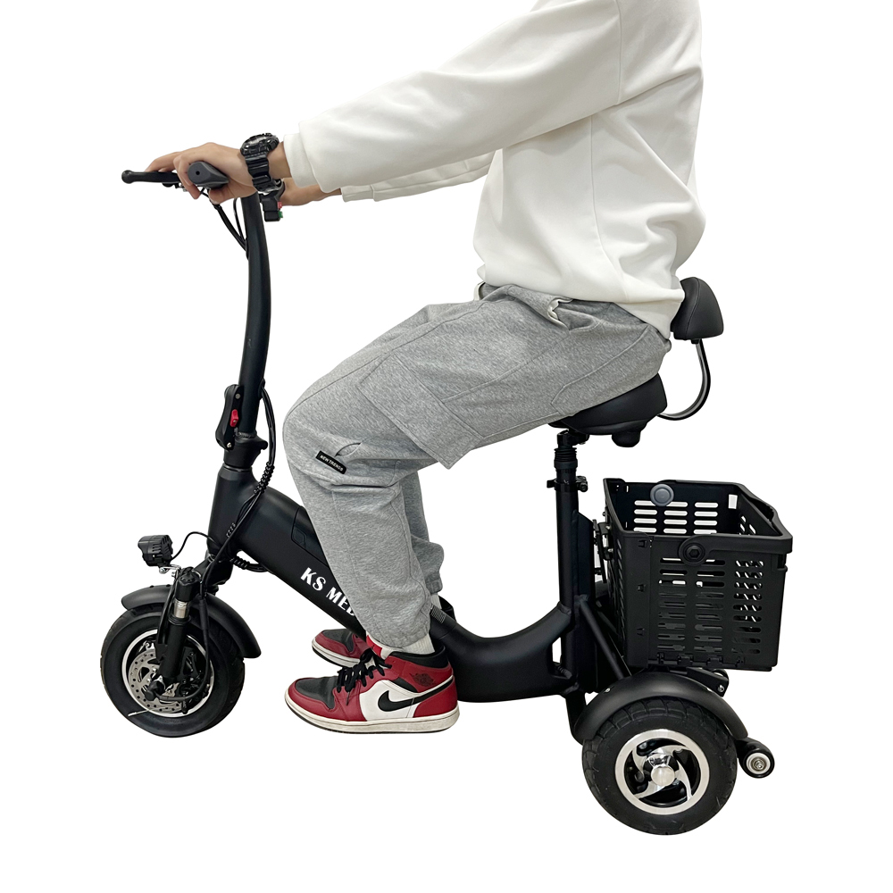 KSM-902 Leve Apenas 18.5kgs Três Rodas Scooter Deficientes Elétricos 3 Rodas Portátil Viagem Mobilidade Scooters