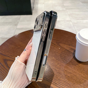 Custodia di Lusso Premium con Glitter Lucidi e Motivo a Conchiglia Diamantata per <span class=keywords><strong>iPhone</strong></span> 17 Pro Max 16 15 <span class=keywords><strong>14</strong></span> 13, Cover Protettiva Completa per Fotocamera - Product Image 6