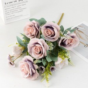 Ramos de rosas holandesas artificiales-Elegancia atemporal para la decoración del hogar y eventos - Product Image 3