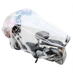 Cubierta para Motocicleta, Carpa para Motocicleta, Garaje para Motocicleta, Cubierta Impermeable y Antipolvo para Bicicleta// Cubierta Transparente Desechable para Motocicleta - Product Image 1