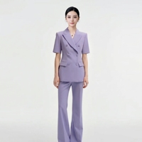 Ensembles de costumes pour femmes, vêtements de bureau pour femmes, robe formelle en polyester pour vêtements de carrière, OEM ODM