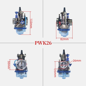 <span class=keywords><strong>Carburador</strong></span> de motocicleta de carreras CNC de cubierta baja, color óxido y azul transparente, PWK 24 26 <span class=keywords><strong>28</strong></span> 30 32 34, para Honda, Mikuni, Yamaha, Keihin - Product Image 5