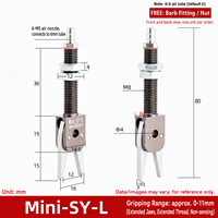 Bras robotique miniature série JD Mini SZ/SY, pince pneumatique industrielle pour automatisation, EOAT à détection magnétique