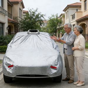 Bâche de protection automatique pour voiture avec télécommande, pliable et portable, pour parking extérieur et abri solaire – Vente en gros - Product Image 1