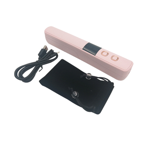 NB WIDE USB Rechargeable Portable <strong>Ceramic</strong> Hair Straightener Wireless Cordless <strong>Hot</strong> Comb <strong>Brush</strong> with LCD Display EMC/ROHS Certified - Product Image 2